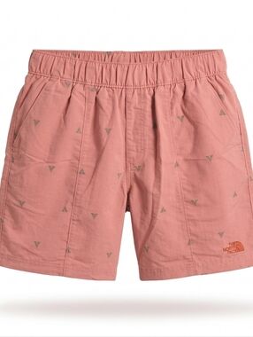 The North Face Printed Class V‎ Pull-On Shorts Men S Pink Topo Print Like New